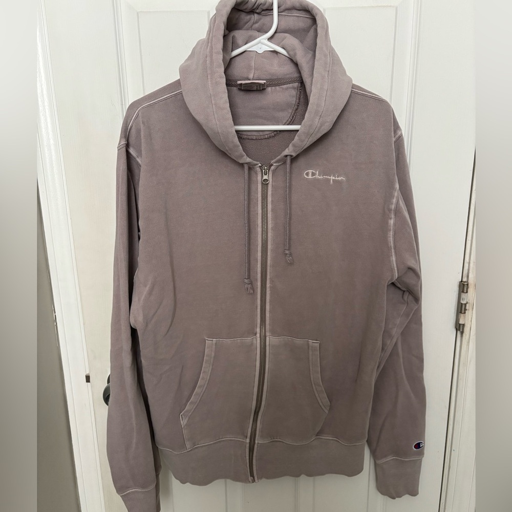 Champion Women’s Full Zip Sunwashed Oversized Jacket Size M